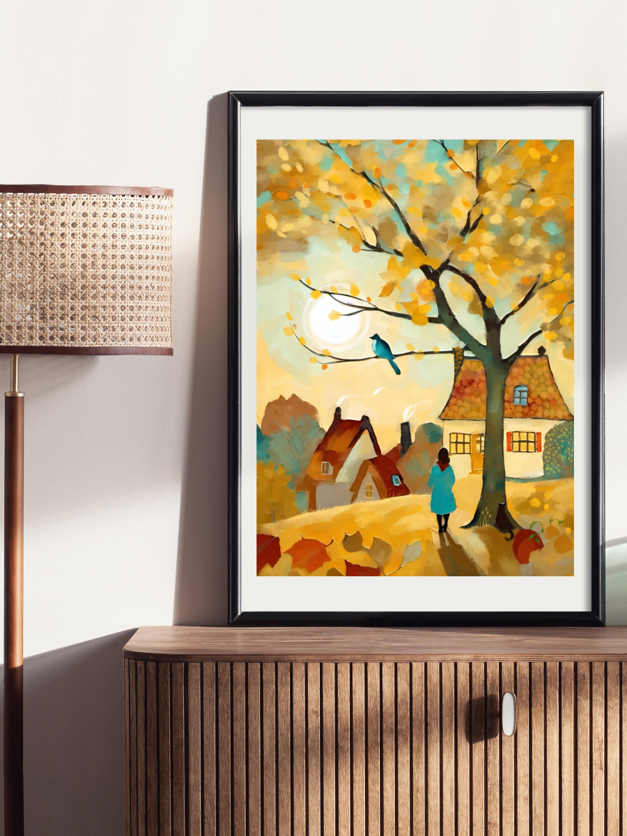 October Afternoon - Illustrated Print by Thomas Little