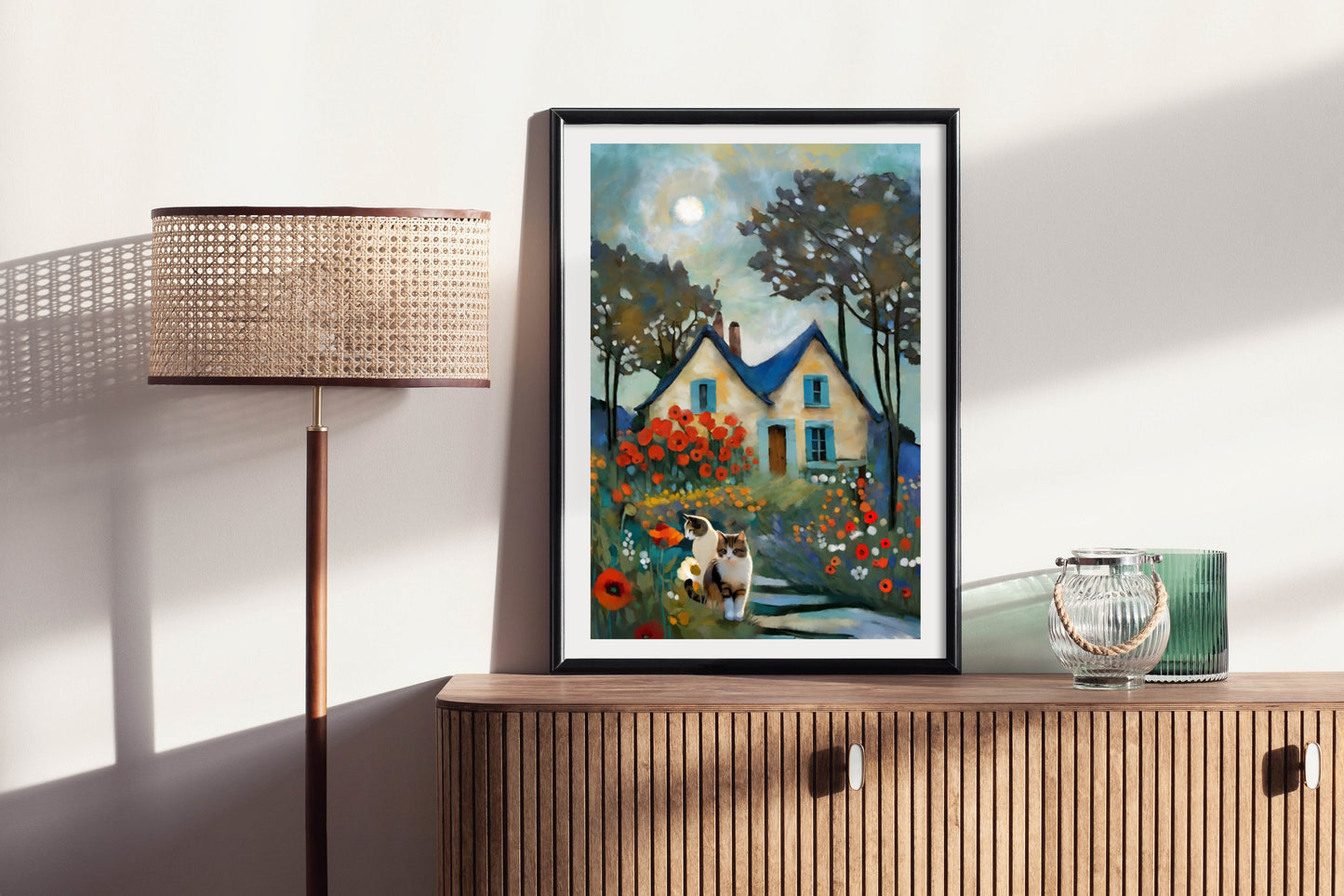 Our House - Illustrated Print by Thomas Little