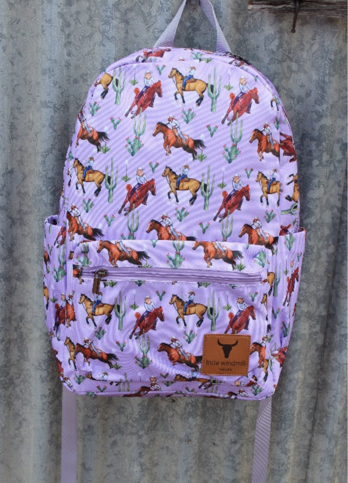Backpack - Purple Cowgirl