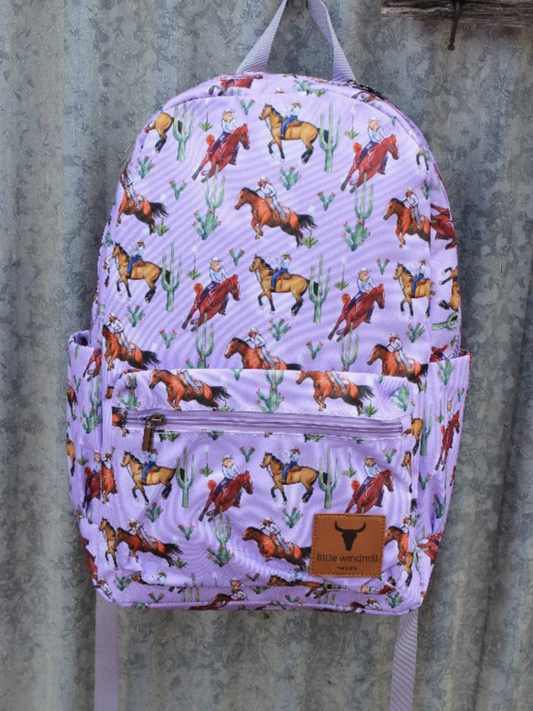 Purple Cowgirl Backpack