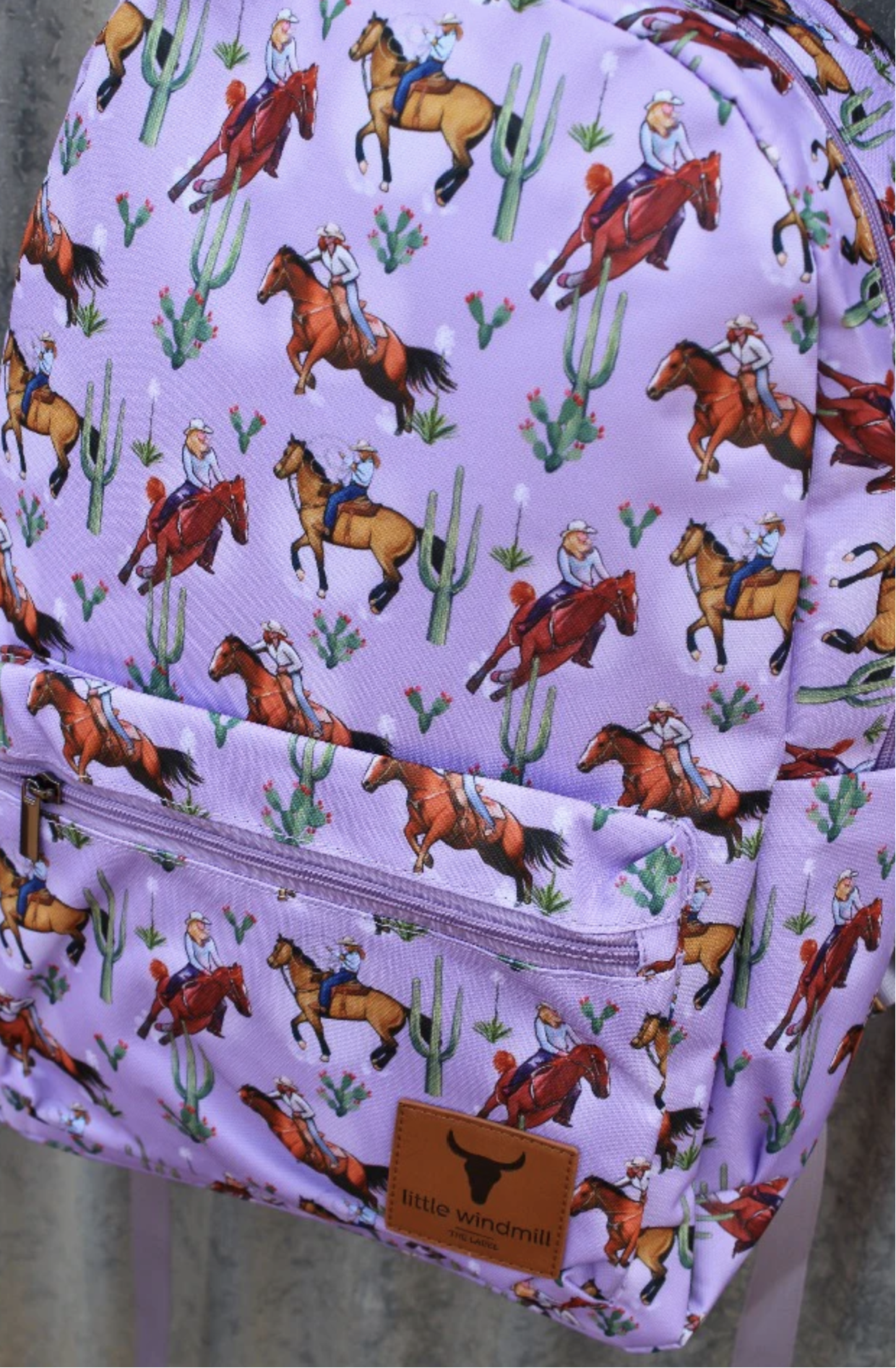 Purple Cowgirl Backpack