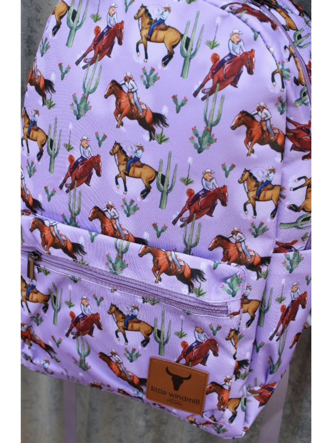 Purple Cowgirl Backpack