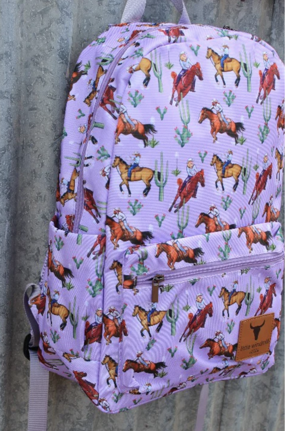 Purple Cowgirl Backpack