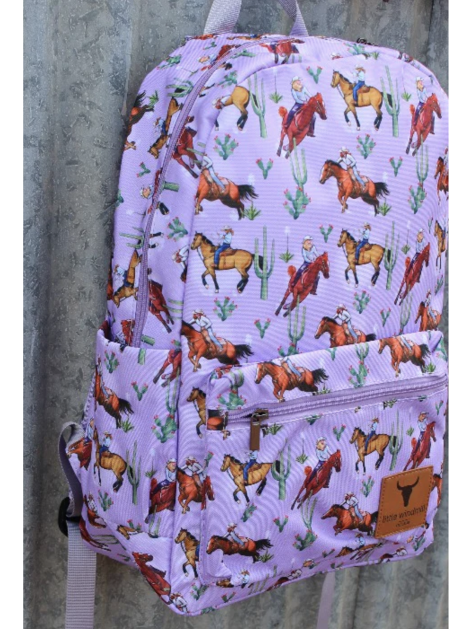 Purple Cowgirl Backpack