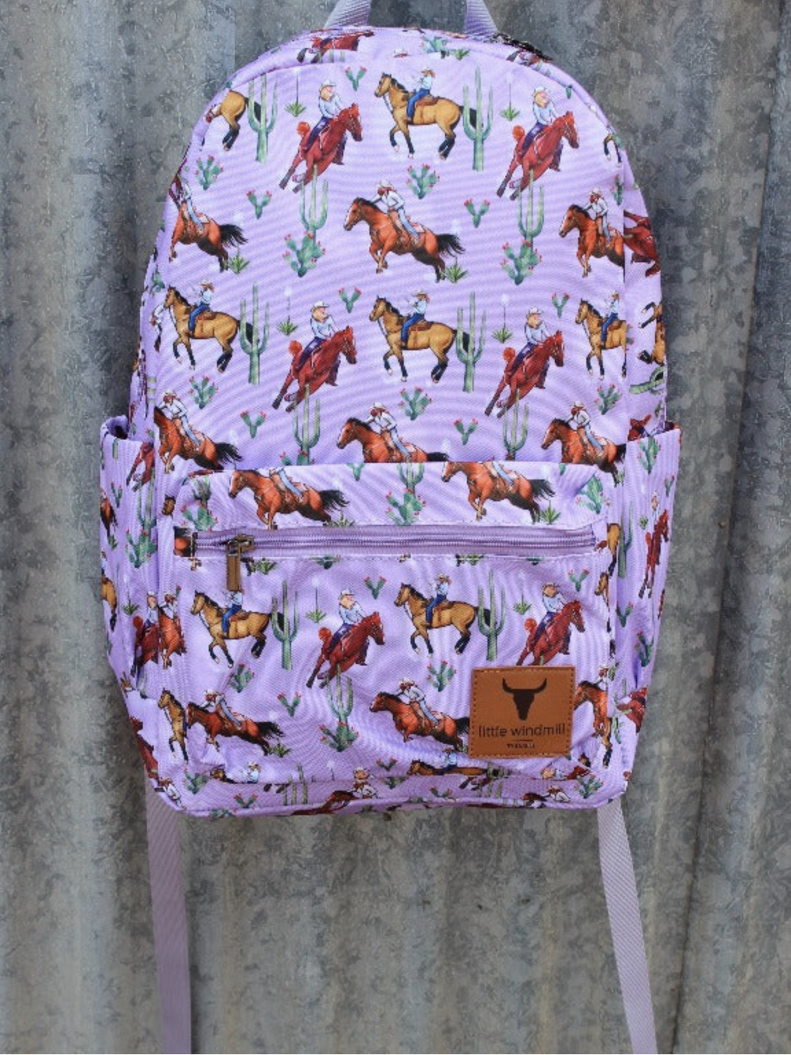 Backpack - Purple Cowgirl