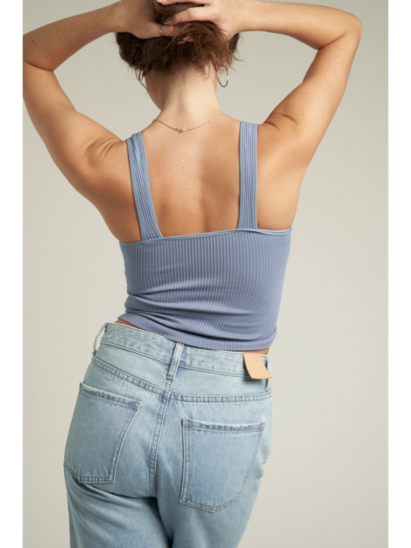 Padded Bra Top Tank Top - by En Crème®