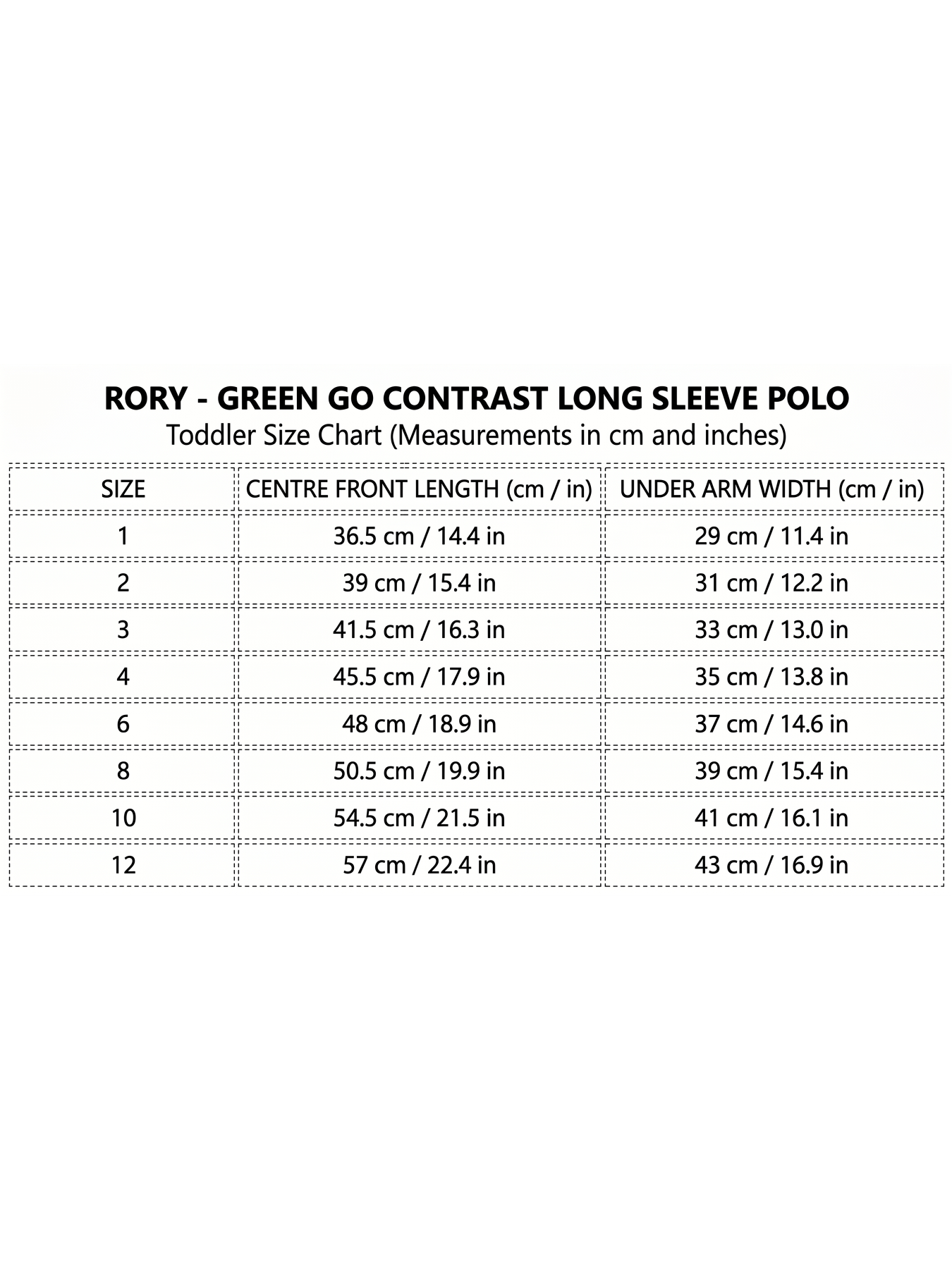 Rory - Green Go Contrast Long Sleeve Polo - Baby & Toddler