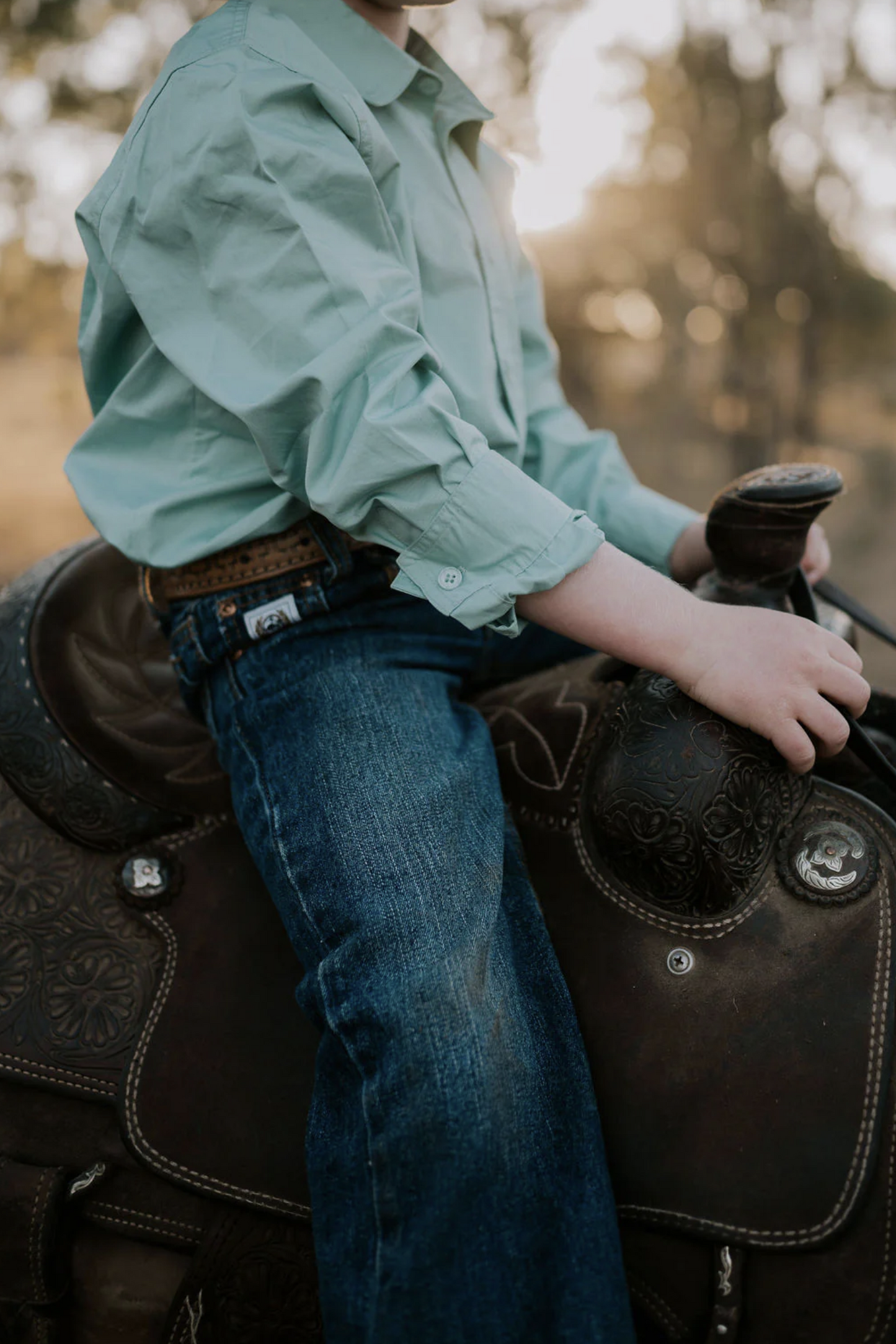 All Rounder - Mint Long Sleeve Shirt - Baby & Toddler