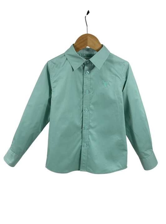 All Rounder - Mint Long Sleeve Shirt - Baby & Toddler