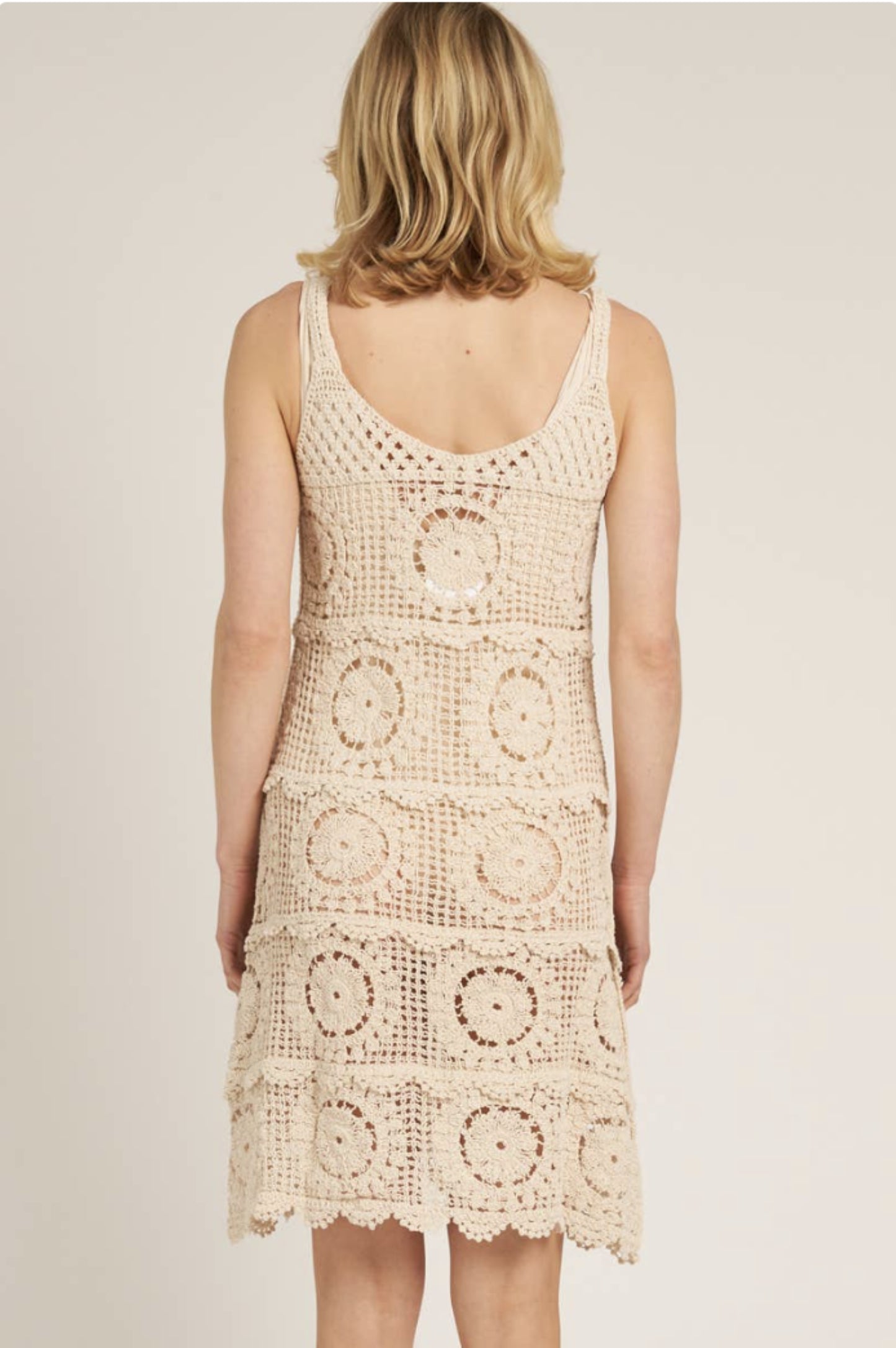 Sleeveless Crochet Midi Dress - by En Creme®