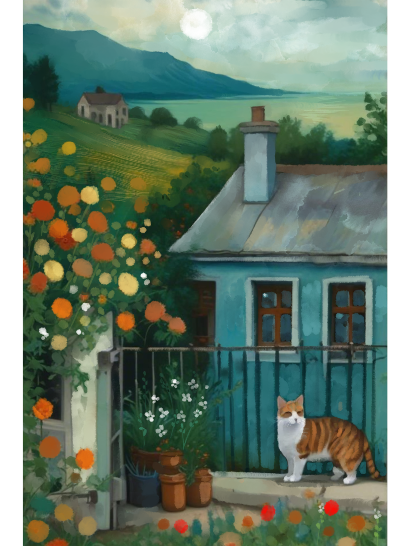 Splendid Day - Illustrated Print by Thomas Little