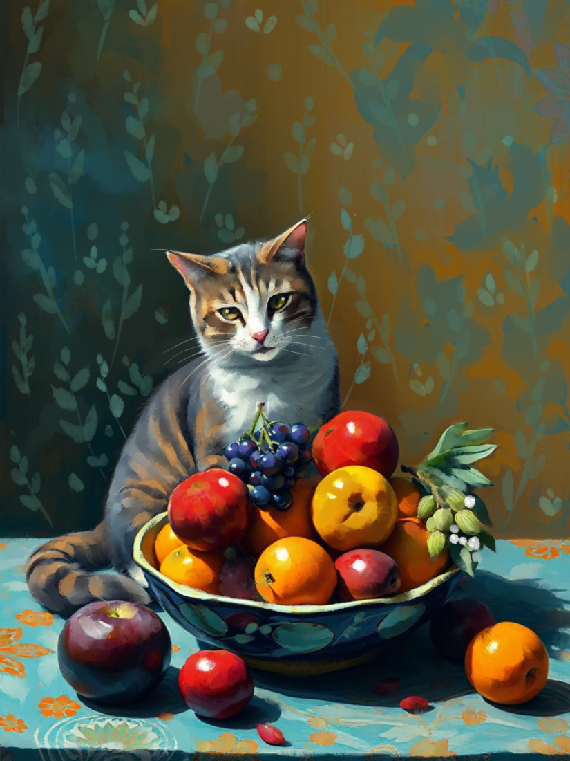 Still Life in the Afternoon - Illustrated Print by Thomas Little