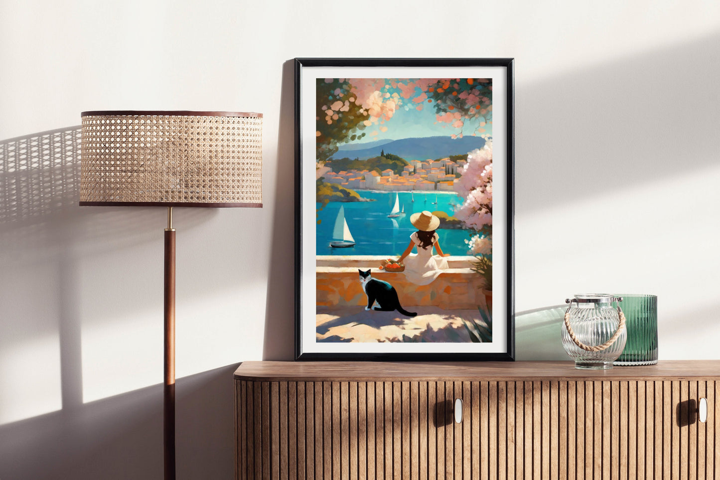 Summer Sunshine - Illustrated Print by Thomas Little