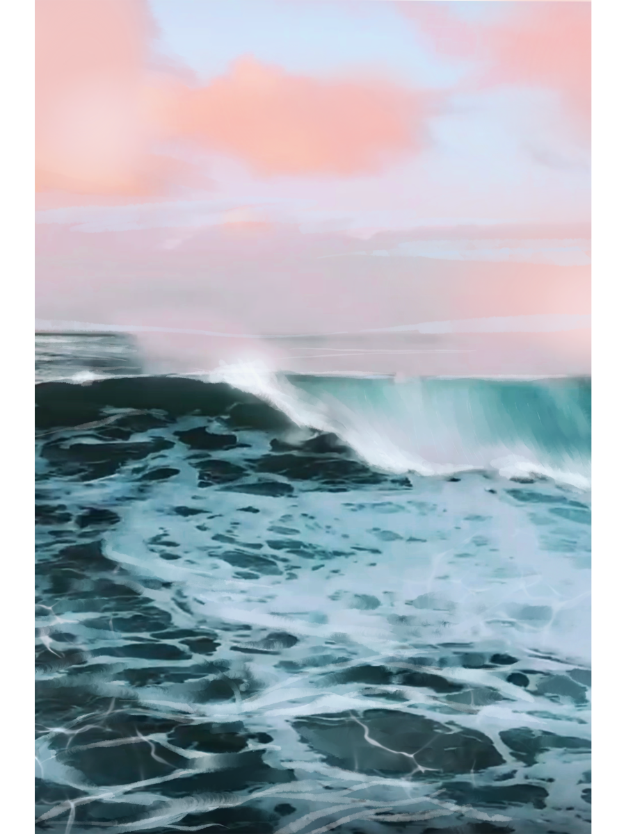 Surreal Sea - Illustrated Print by Thomas Little