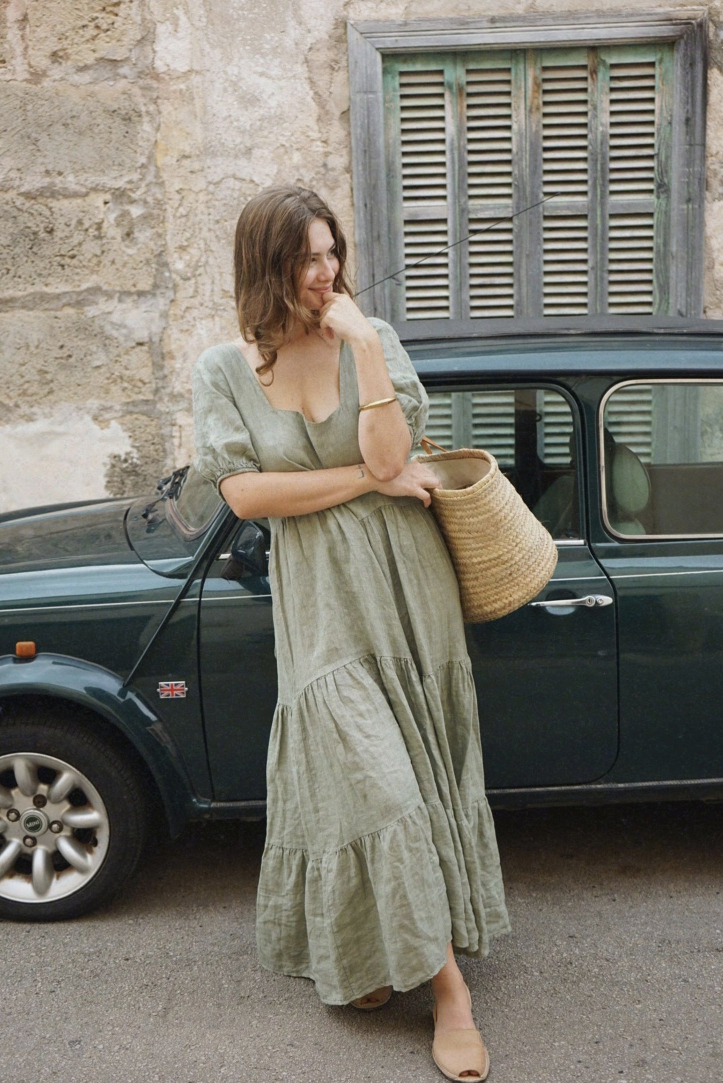 The Paloma Dress (Sage color) - by Beachwood®