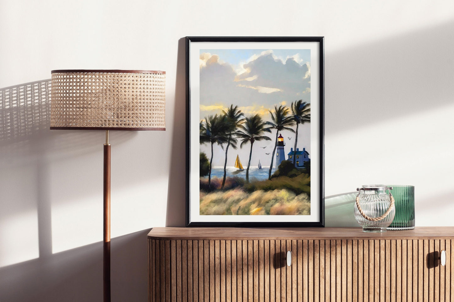 Tropical Breeze - Illustrated Print by Thomas Little