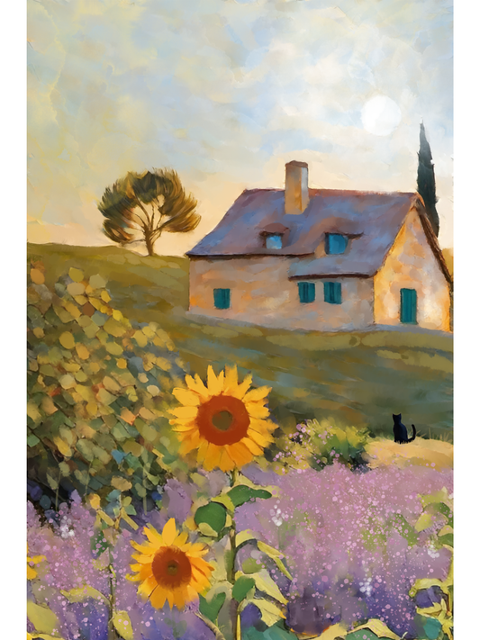 Tuscan Dreams - Illustrated Print by Thomas Little