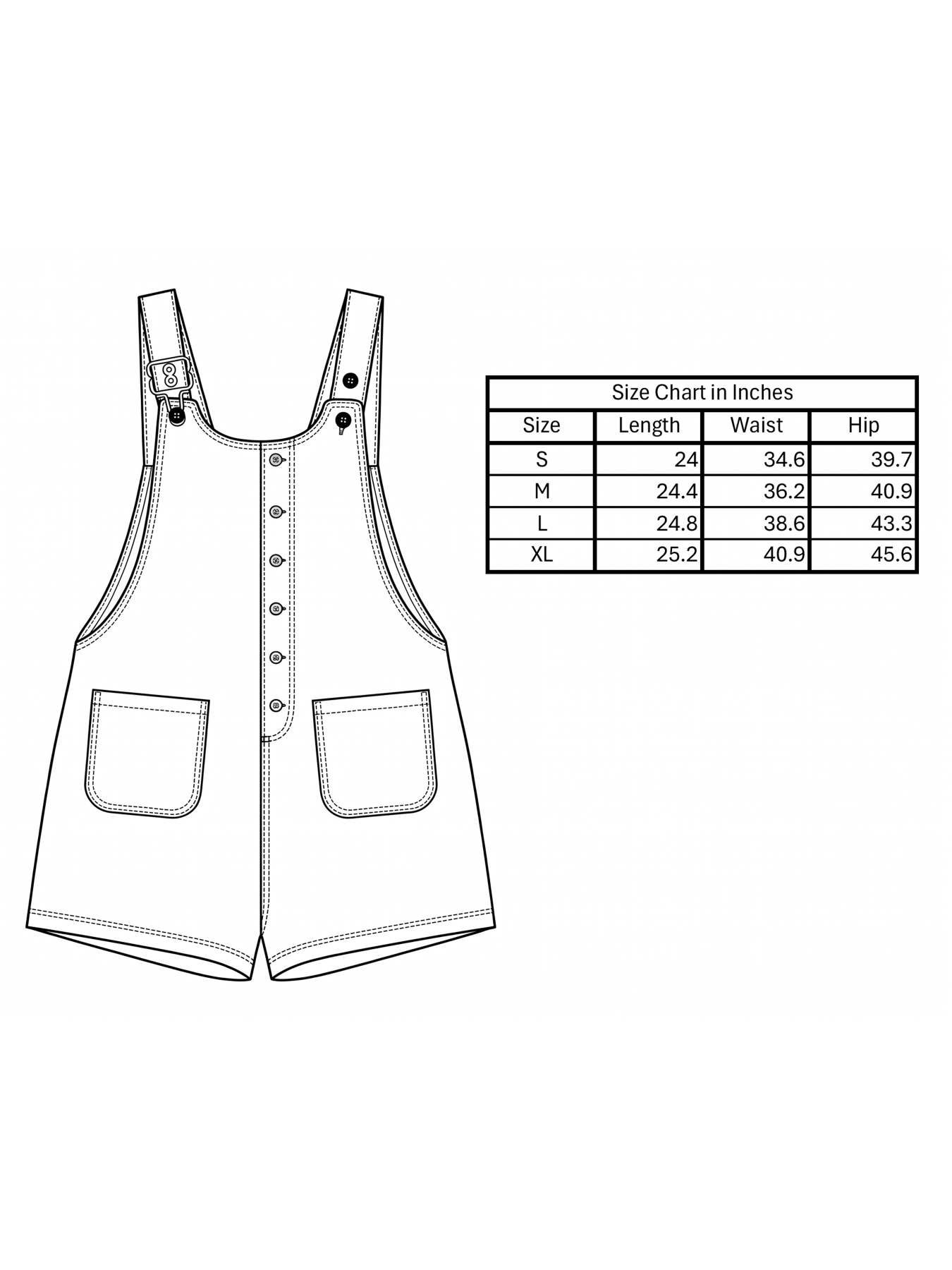 Vintage Washed Denim Short Overalls Short Dungaree - by Rosa Clothing®
