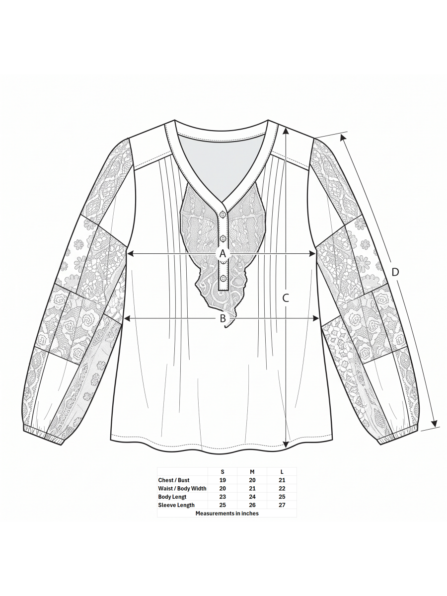 Woven Cotton Long Sleeve Blouse (Mauve Color) - by By Together®