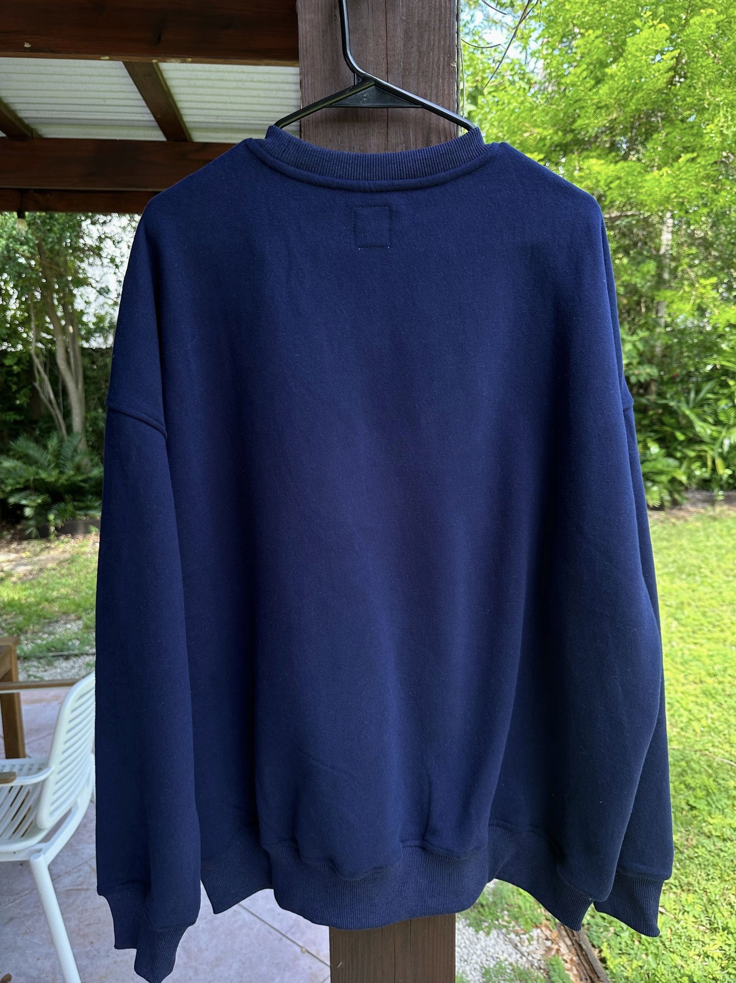 Yacht Club Navy Blue Sweatshirt - by Sunkissed Coconut