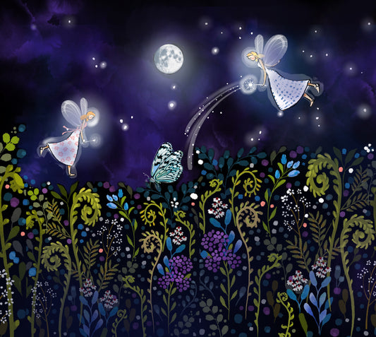 Night Magic - Illustrated Print by Thomas Little