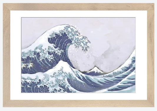 Tsunami by Thomas Little - 24 x 16 inches - framed art print