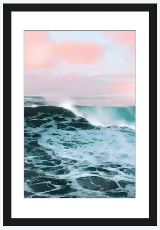 Surreal Sea by Thomas Little - 24 X 16 inches - framed art print