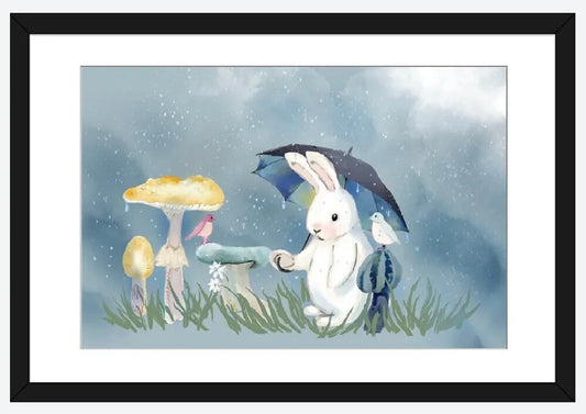 Into Every Life Some Rain Must Fall by Thomas Little - 24 X 16 inches - framed art print