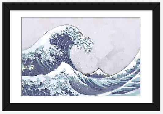 Tsunami by Thomas Little - 24 x 16 inches - framed art print